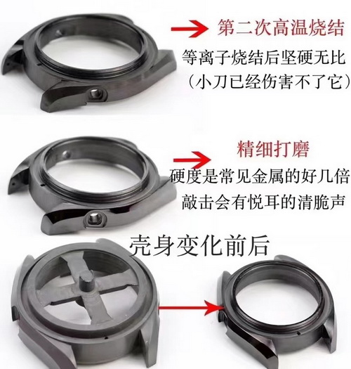 Production Process of VS Factory Omega Seamaster Watch 215.92.46.22.01.001 Ceramic Case 第2张