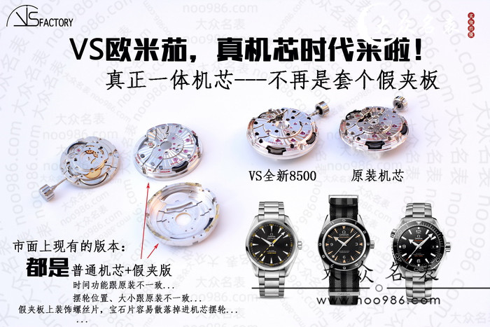 Introduction to the Features of the VS Factory Omega Seamaster 8500 Movement 第11张