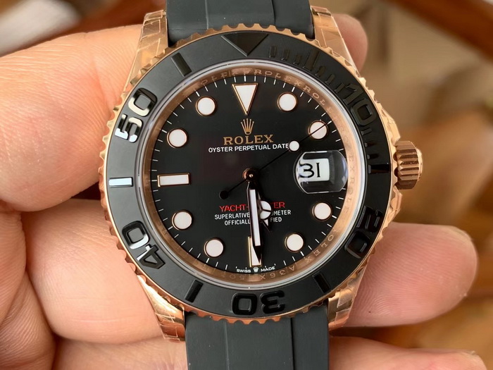 Introduction to VS Factory Rolex Yacht-Master Rose Gold 126655 Replica Watch 第4张