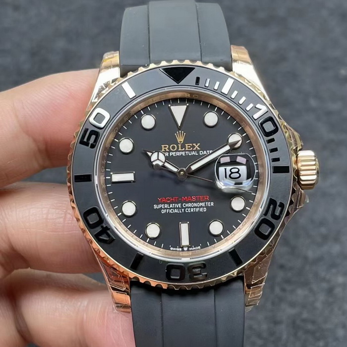 Introduction to VS Factory Rolex Yacht-Master Rose Gold 126655 Replica Watch 第2张