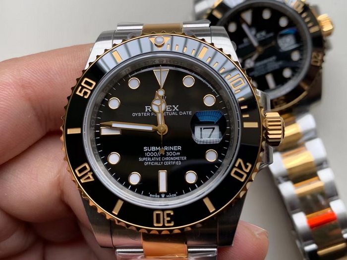 Introduction to the VS Factory Rolex Submariner 116613LN Two-Tone Gold Replica 第4张