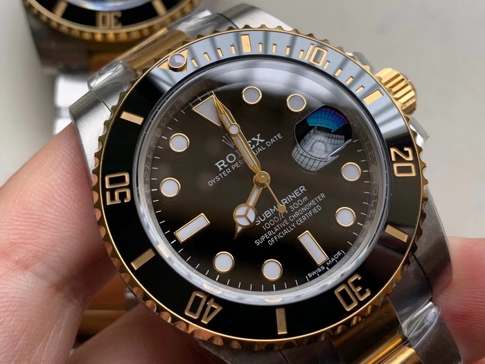 Introduction to the VS Factory Rolex Submariner 116613LN Two-Tone Gold Replica 第5张