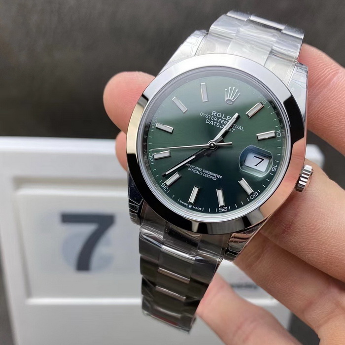 Introduction to the VS Factory Rolex Datejust 41mm (Mint Green) Replica 第5张