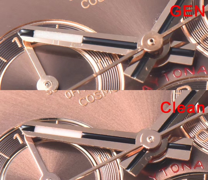 Comparison Pictures of Genuine and Fake CLEAN/C Factory Rolex Daytona (Coffee) M116515ln-0015 第5张