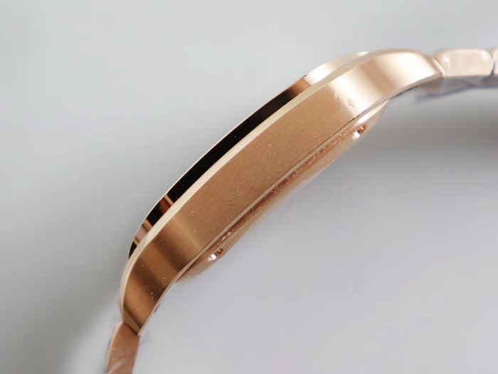 Top clone SANTOS DE CARTIER WGSA0018 men’s watch (rose gold) 第7张