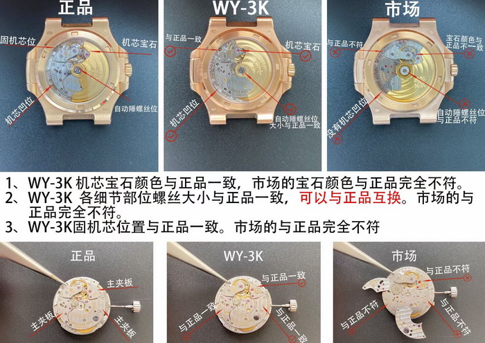 Detailed Introduction of 3K Factory PATEK PHILIPPE 324 Clone Movement 第9张