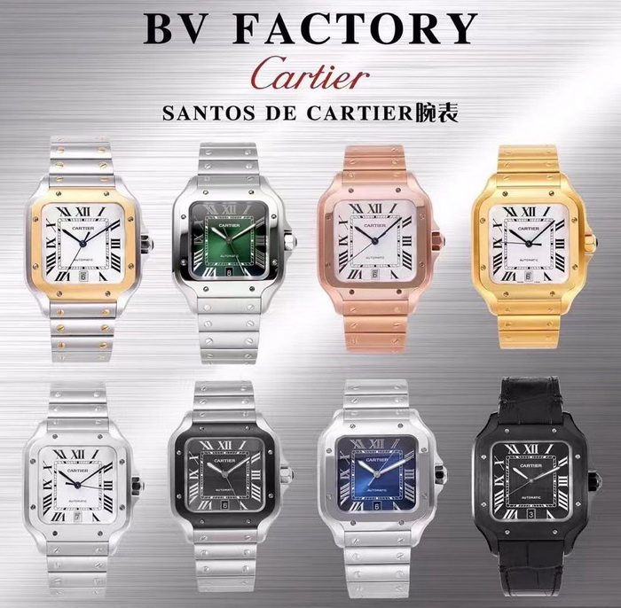 Introduction to BV factory's clone of SANTOS DE CARTIER WSSA0061 watch 第1张