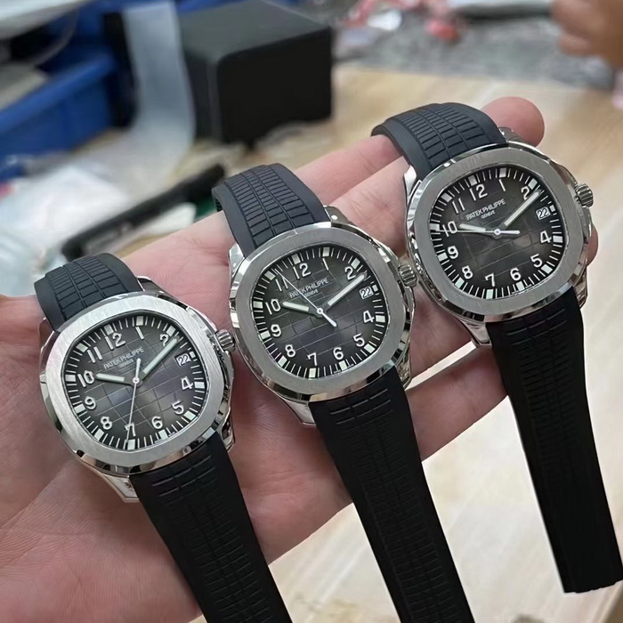 Comparison of Genuine and Fake Patek Philippe AQUANAUT 5167 by 3K Factory 第2张