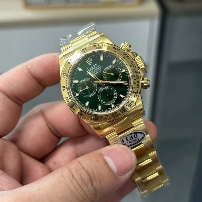 C Factory/Clean Factory Rolex (Green Gold) Daytona M116508-0013 Replica Watch for Sale 第3张