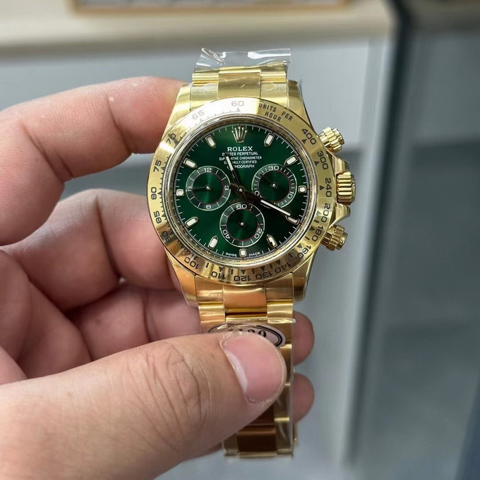 C Factory/Clean Factory Rolex (Green Gold) Daytona M116508-0013 Replica Watch for Sale 第2张