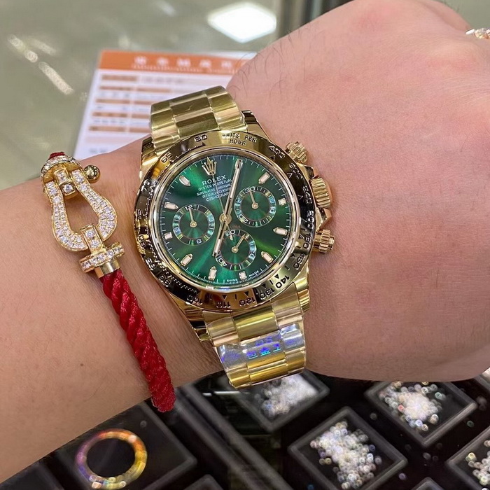 C Factory/Clean Factory Rolex (Green Gold) Daytona M116508-0013 Replica Watch for Sale 第7张