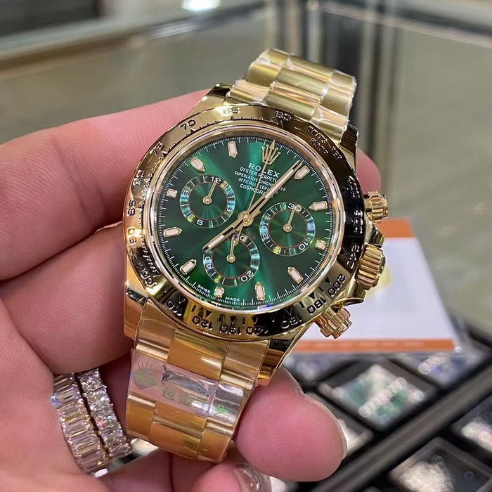 C Factory/Clean Factory Rolex (Green Gold) Daytona M116508-0013 Replica Watch for Sale 第6张