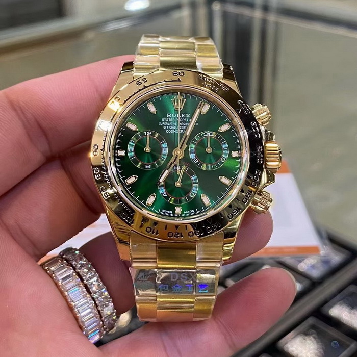 C Factory/Clean Factory Rolex (Green Gold) Daytona M116508-0013 Replica Watch for Sale 第4张