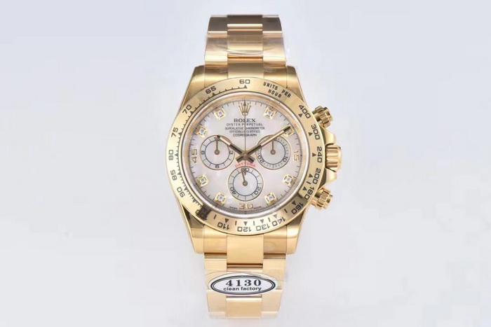 Clean Factory sells replica Rolex Daytona M116508-0007 watches with mother-of-pearl dial 第1张