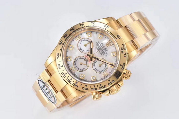 Clean Factory sells replica Rolex Daytona M116508-0007 watches with mother-of-pearl dial 第2张