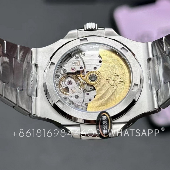 The 3K Factory Clone Patek Philippe Nautilus Green 5711/1A-014 Watch for Sale 第5张