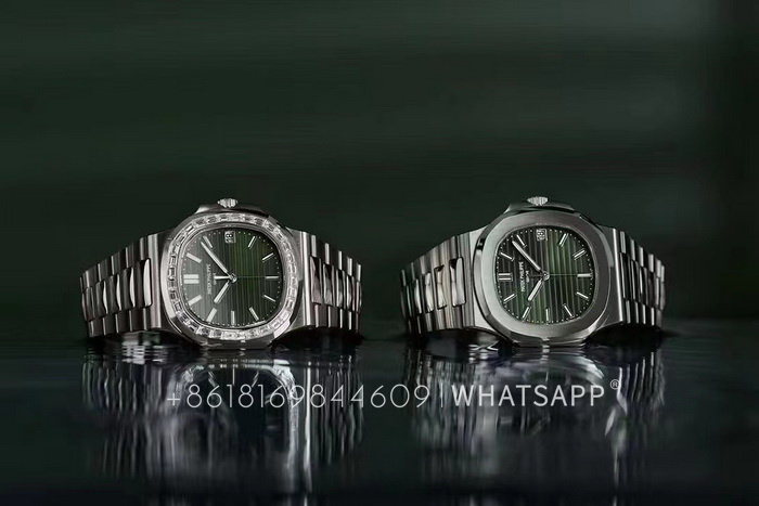 The 3K Factory Clone Patek Philippe Nautilus Green 5711/1A-014 Watch for Sale 第2张