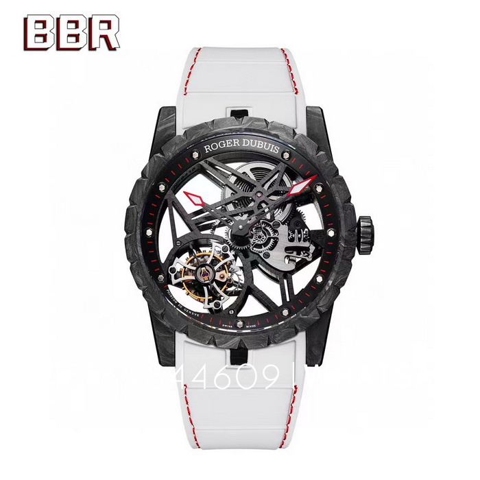 BBR Factory Clone ROGER DUBUIS EXCALIBUR DBEX0577 Carbon Fiber Watch Sales 第1张