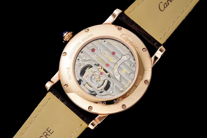 Cartier ROTONDE DE CARTIER series W1556215 tourbillon replica watch 第4张