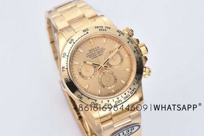 Top replica Rolex Daytona (all gold) m116508-0003 for sale at Factory C 第2张