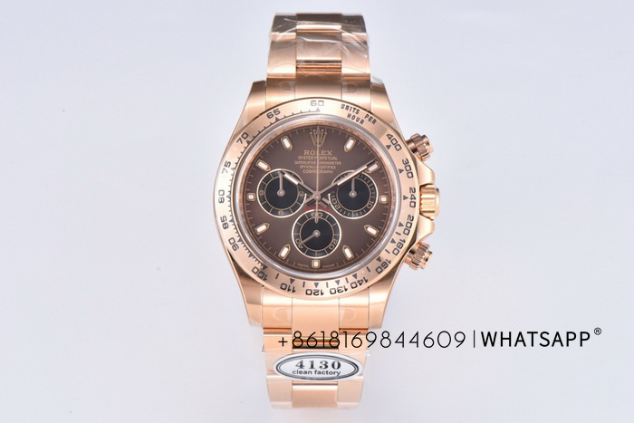 Replica of Rolex Daytona Rose Gold Chocolate Dial m116505-0013 from Factory C 第1张