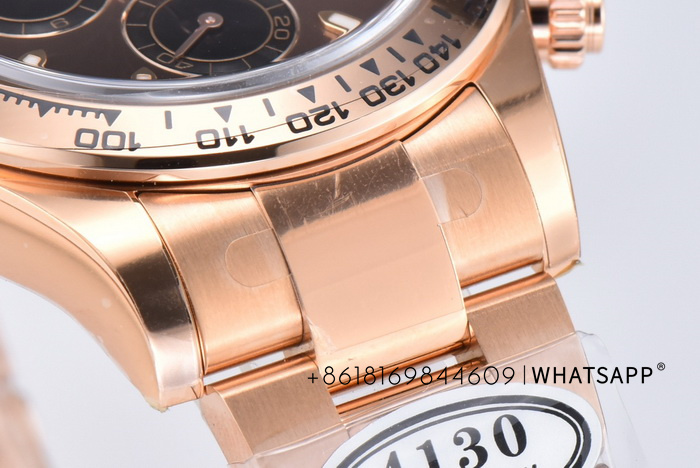 Replica of Rolex Daytona Rose Gold Chocolate Dial m116505-0013 from Factory C 第5张