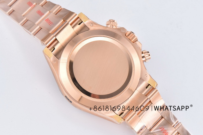 Replica of Rolex Daytona Rose Gold Chocolate Dial m116505-0013 from Factory C 第6张