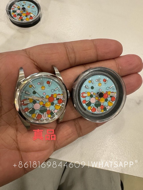 Comparison of Genuine and Replica Rolex Oyster Perpetual 124300-0008 (41mm) Watches 第1张