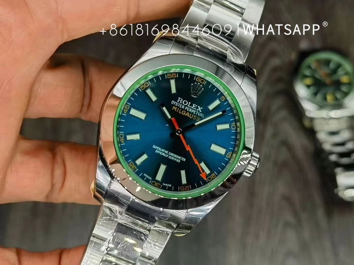 Top Replica Rolex Oyster Perpetual Milgauss 116400-0002 (blue) Introduction 第5张