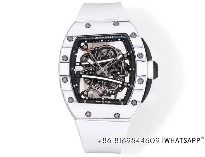 Perfect Reproduction of the Richard Mille RM 61-01 Carbon Fiber Hollow Watch 第1张