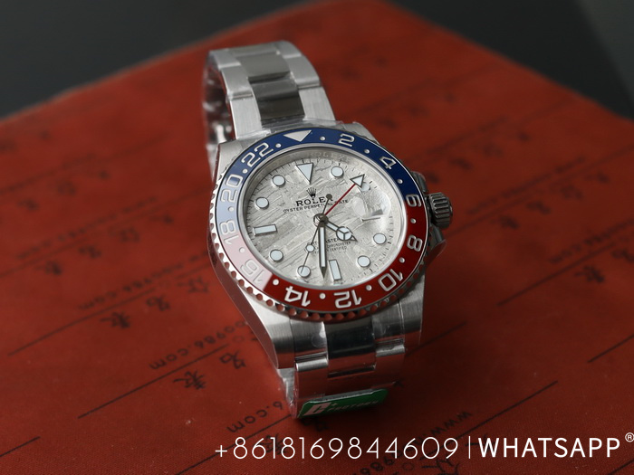 C Factory Clone Rolex OYSTER PERPETUAL GMT-Master II 126719-0002 (aerolite) for Sale 第10张