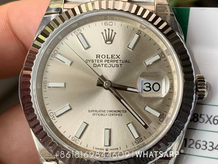 VS Factory Top Replica Rolex Datejust 126334-0004 Detailed Shoot 第6张