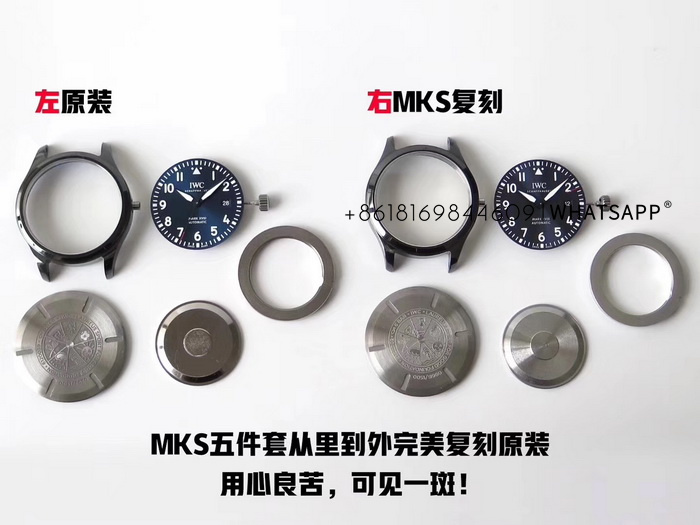 IWC PILOT'S watch IW324703 Real vs Fake Comparison Review 第4张