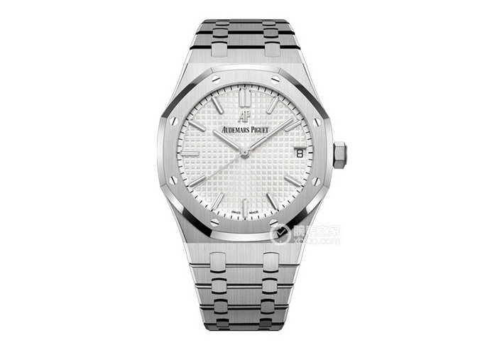 Top Replica AP ROYAL OAK 15500 (White) Watch for Sale