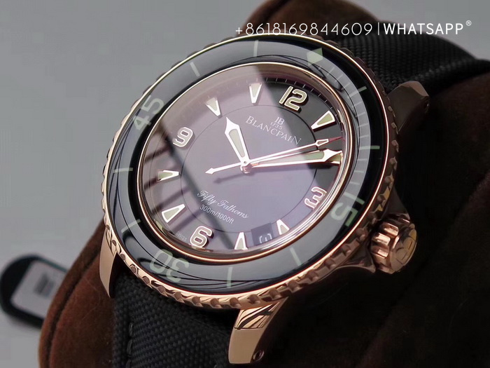 Introduction to the Blancpain FIFTY FATHOMS Automatique 5015 (Rose Gold) Replica Watch 第8张