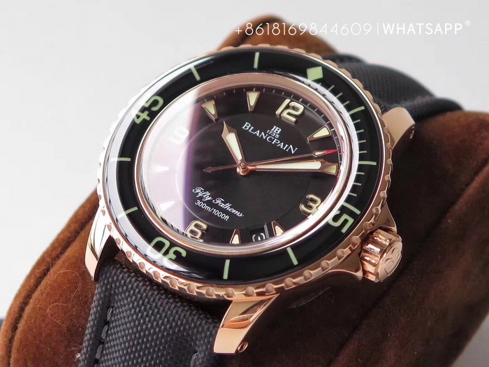 Introduction to the Blancpain FIFTY FATHOMS Automatique 5015 (Rose Gold) Replica Watch 第3张