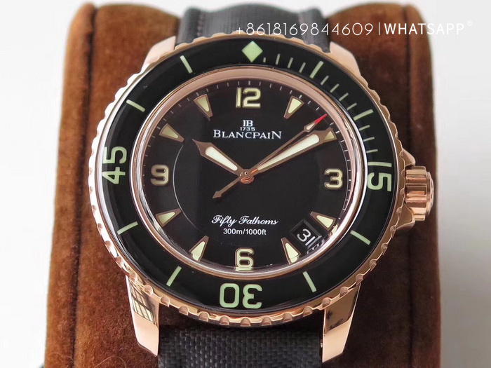 Introduction to the Blancpain FIFTY FATHOMS Automatique 5015 (Rose Gold) Replica Watch 第2张