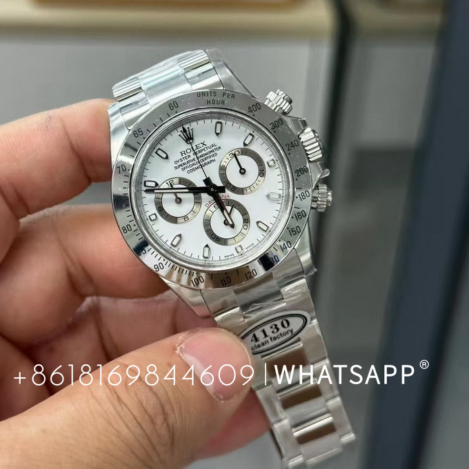 Sale of the Rolex Daytona 116520-78590 (White) Replica Watch with C Factory 4130 Movement 第1张