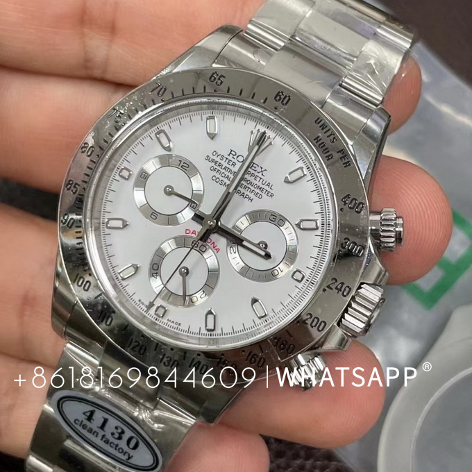 Sale of the Rolex Daytona 116520-78590 (White) Replica Watch with C Factory 4130 Movement 第2张