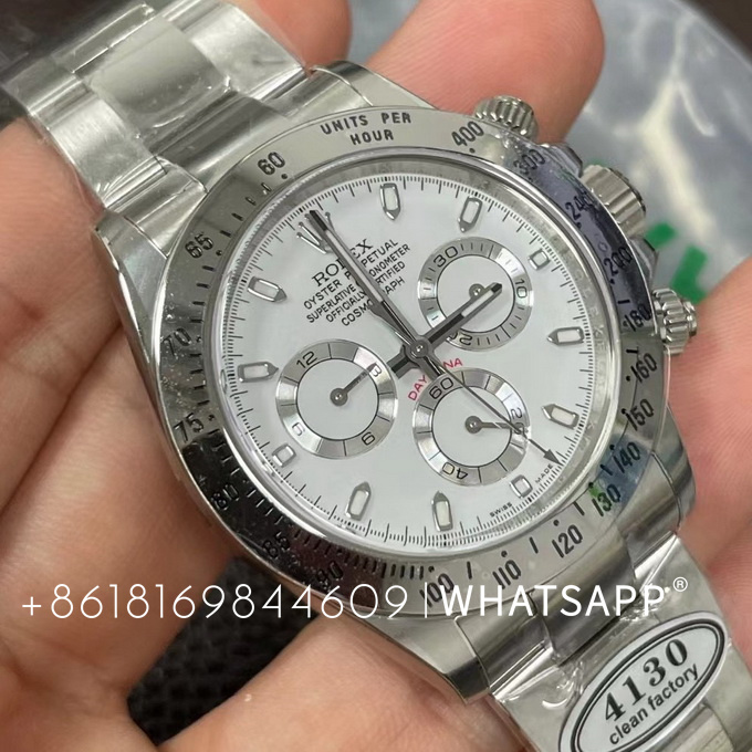 Sale of the Rolex Daytona 116520-78590 (White) Replica Watch with C Factory 4130 Movement 第4张