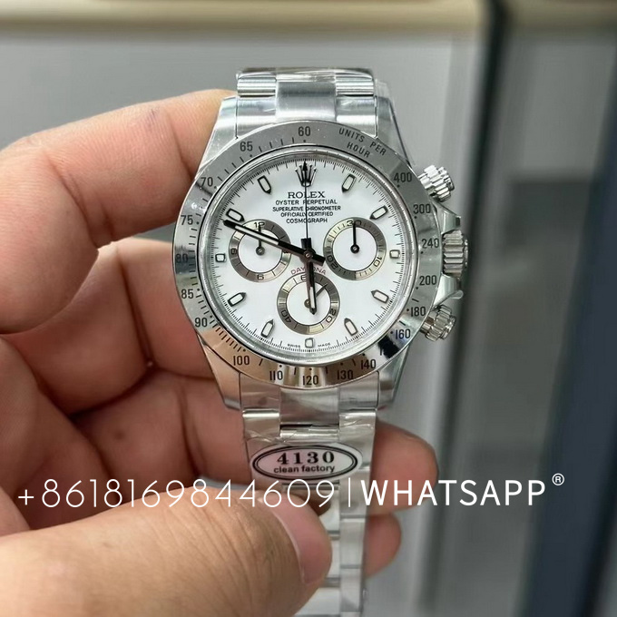 Sale of the Rolex Daytona 116520-78590 (White) Replica Watch with C Factory 4130 Movement 第5张