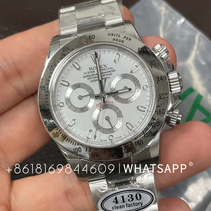 Sale of the Rolex Daytona 116520-78590 (White) Replica Watch with C Factory 4130 Movement 第6张