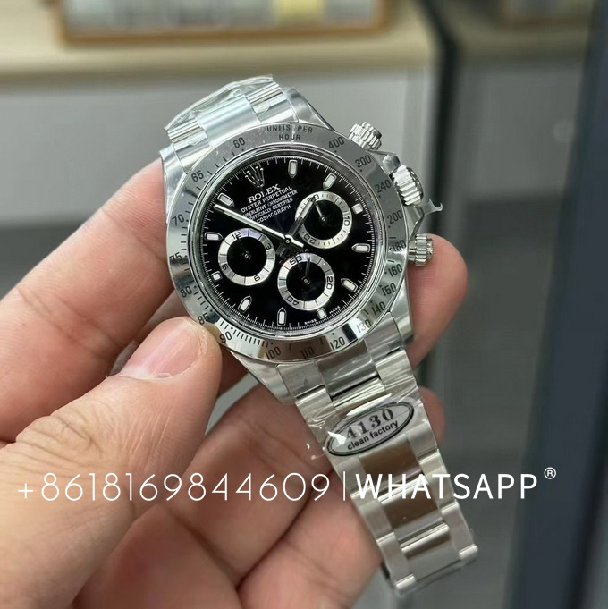 Introduction to the Rolex Daytona 116520-78590 (Black) Replica Watch with C Factory 4130 Movement 第1张