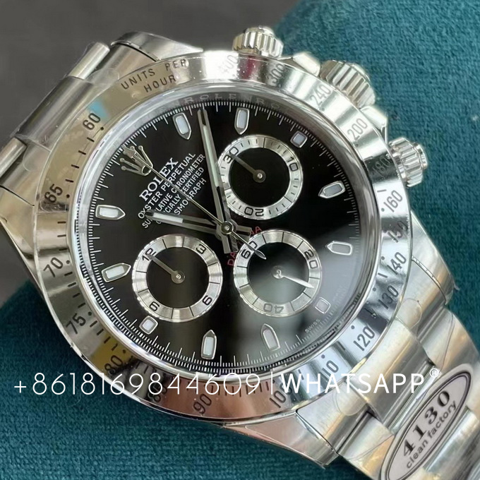 Introduction to the Rolex Daytona 116520-78590 (Black) Replica Watch with C Factory 4130 Movement 第4张