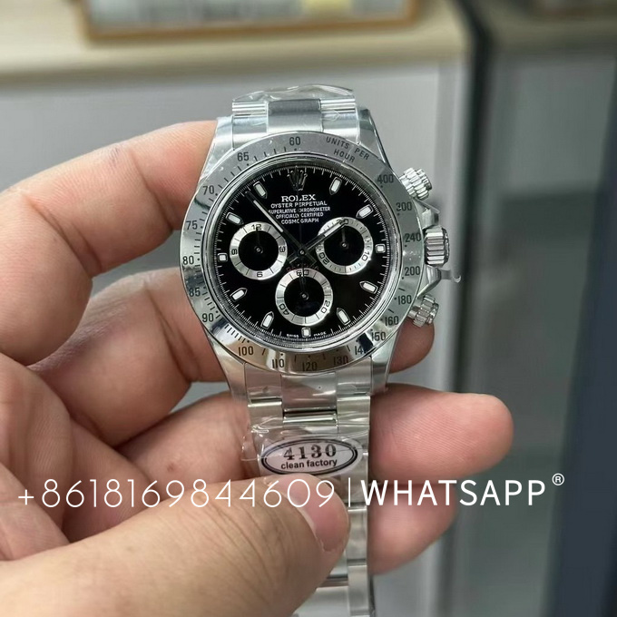 Introduction to the Rolex Daytona 116520-78590 (Black) Replica Watch with C Factory 4130 Movement 第5张