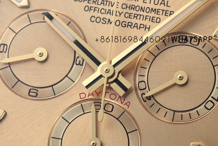 Clean Factory Rolex Daytona 4130 Movement (Champagne Gold) Replica Watch 116518-0042 For sale 第4张