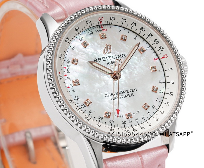 BREITLING NAVITIMER AUTOMATIC 36 A17395211A1P3 (with diamonds) Replica Watch Introduction 第3张