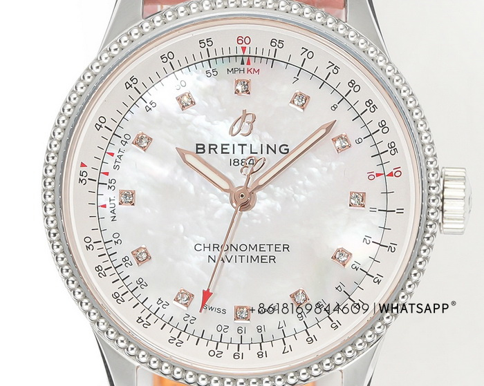 BREITLING NAVITIMER AUTOMATIC 36 A17395211A1P3 (with diamonds) Replica Watch Introduction 第5张