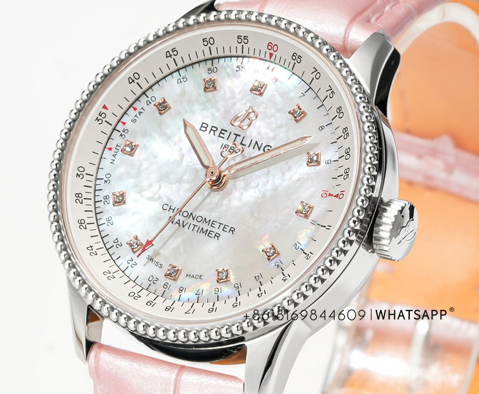 BREITLING NAVITIMER AUTOMATIC 36 A17395211A1P3 (with diamonds) Replica Watch Introduction 第4张