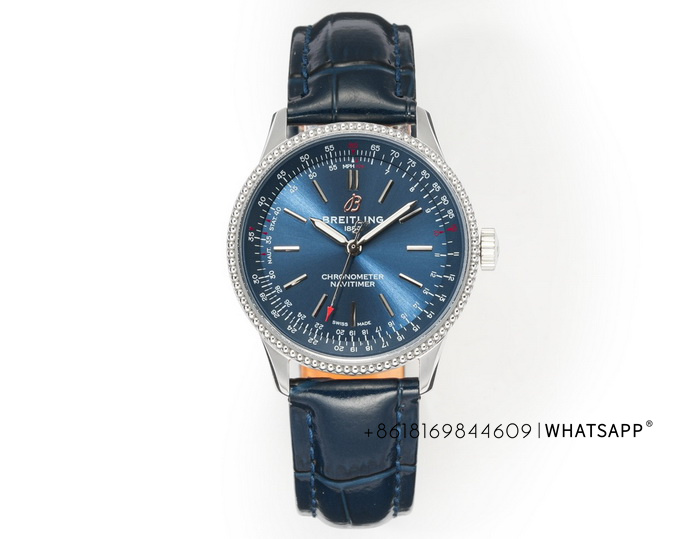 BREITLING NAVITIMER AUTOMATIC 36 A17395161C1P2 (blue) Replica Watch for Sale 第1张